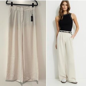 Express stylist high rise Off-White Wide-Leg Pants 8R